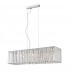 Diore 7 Light Crystal Oblong Bar Chrome