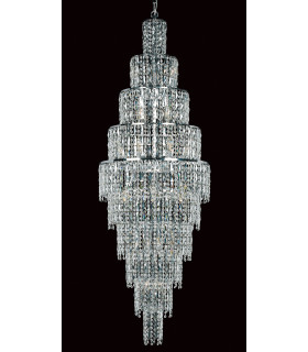 New York 24 Light Polished Chrome Tall Ceiling-1