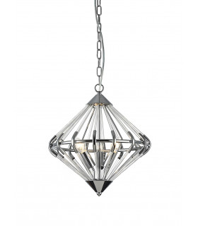 Gerda 3 Light Chrome Ceiling Fitting-1