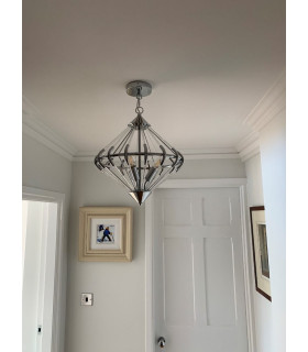 Gerda 3 Light Chrome Ceiling Fitting-2