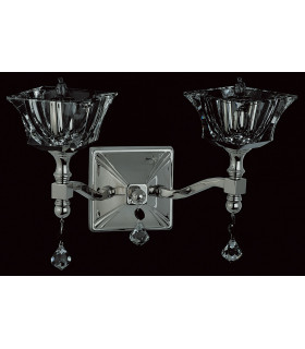 Bresica Twin Wall Light Nickel