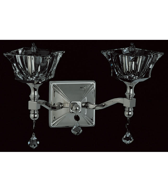Bresica Twin Wall Light Nickel