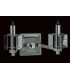 Cube Halogen Nickel Candle Wall Lamp