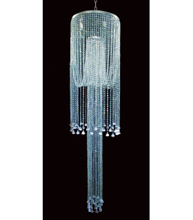 Granby Flowing Chrome Pendant Ceiling Light