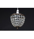 Kiel 8" Baguette Antique Brass Pendant Ceiling Light