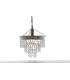 Brunswick 3 Tier Strass Nickel Pendant Ceiling Light