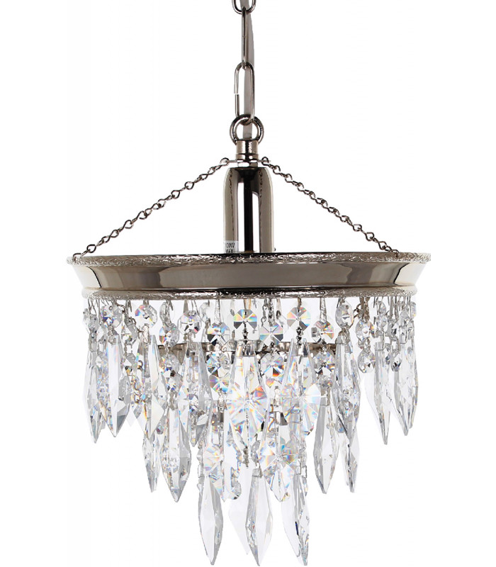 Brunswick 3 Tier Strass Gold Pendant Ceiling Light