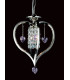 Valentine Crystal Nickel Pendant Ceiling Light