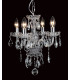 Rodeo Clear Crystal 4 Arm Chandelier