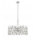 Bahamas 7 Light Chrome Crystal Pendant Ceiling Light