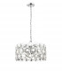 Bahamas 6 Light Chrome Crystal Pendant Ceiling Light
