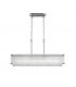 Antigua 7 Light Oblong Chrome Crystal