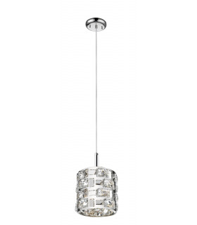 Lola 1 Light Chrome Crystal