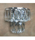 Lilou 3 Light Wall Lamp Chrome Crystal