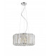 Diore 4 Light Chrome Crystal Pendant Ceiling Light