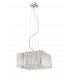 Clara 5 Light Chrome Crystal Pendant Ceiling Light