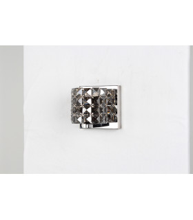 Veta Chrome Wall Lamp Crystal