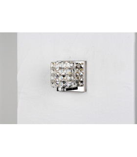 Veta Chrome Wall Lamp Crystal