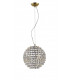 Nord 4 Light Crystal Gold Pendant Ceiling Light