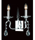 Rhinestone Chrome Candle Wall Lamp