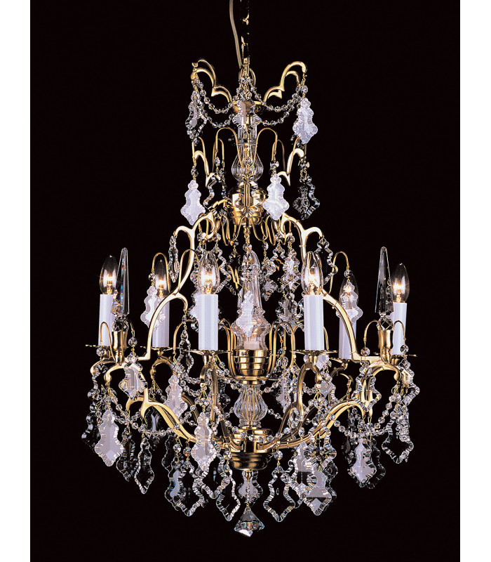 Montmartre French Gold 7 Arm Chandelier