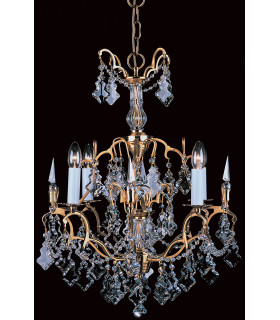 Montmartre French Gold 4 Arm Chandelier