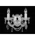 CP00150/02/WB/G Marie Theresa Glass Arm Gold Candle Wall Lamp