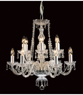 Modra Crystal 12 Arm Chandelier