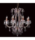Versailles Bead Rustic Bronze 8 Arm Chandelier