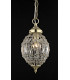 Bombay Bead Small Satin Brass Pendant Ceiling Light