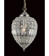 Bombay Beaded Satin Nickel Pendant Pendant Ceiling Light