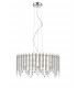Belize 6 Light LED Chrome Crystal Pendant Ceiling Light