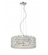 Aruba 5 Light LED Chrome Crystal Pendant Ceiling Light