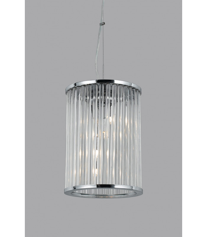 Oklahoma Chrome Lanterns Pendant Ceiling Light