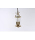 Winchester Blown Glass Brass Lanterns Pendant Ceiling Light