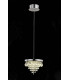Essonne 1 Light LED Chrome Pendant Ceiling Light
