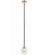 Remy 1 Light Ceiling Light Gold Black