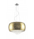 Luna 5 Light Gold Crystal Pendant Ceiling Light