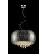 Luna 5 Light Chrome Crystal Pendant Ceiling Light