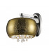 Luna 1 Light Wall Lamp Gold Crystal