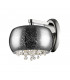 Luna 1 Light Wall Lamp Chrome Crystal