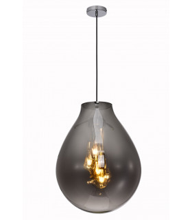 Rio 4 Light Large Smoke Crystal