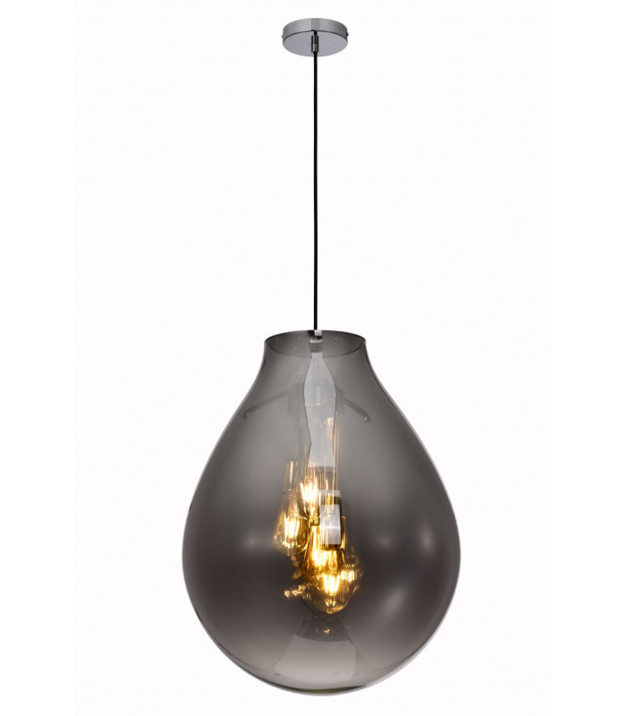 Rio 4 Light Large Smoke Crystal