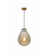 Rio 1 Light Small Champagne Crystal Globe Pendant Ceiling Light