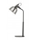 Ava 1 Light Table Lamp Smoke Glass Black