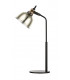 Ava 1 Light Table Lamp Gold Glass Black