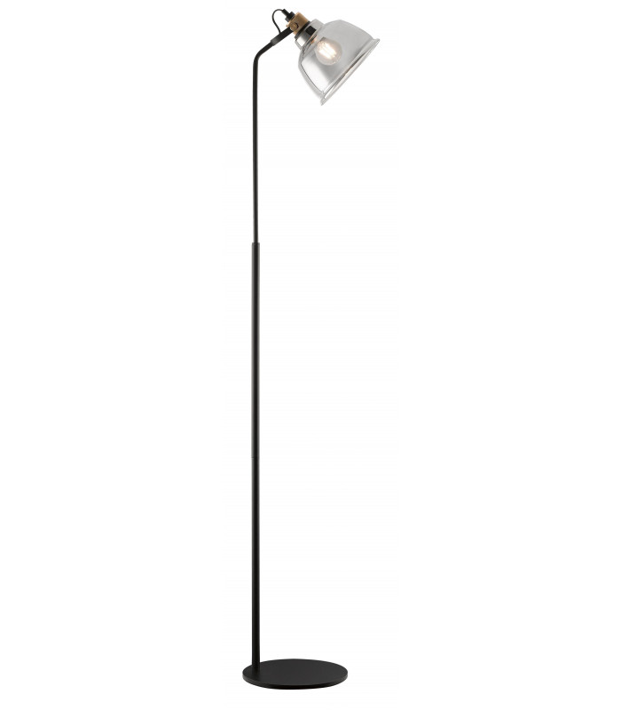 Ava 1 Light Floor Lamp Smoke