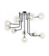 Remy 10 Light Ceiling Light Chrome Black