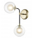 Remy 2 Light Wall Lamp Gold Black