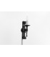 Refectory Black Gold Candle Wall Lamp
